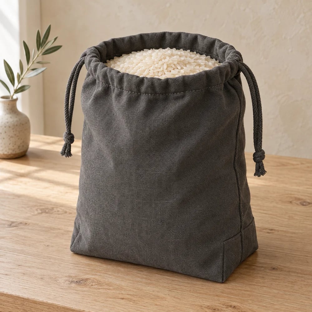 Bulk food bag in charcoal