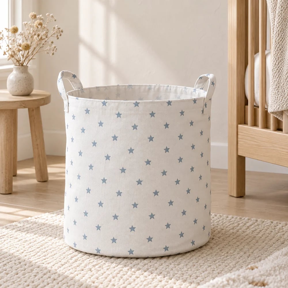 Printed bucket in white