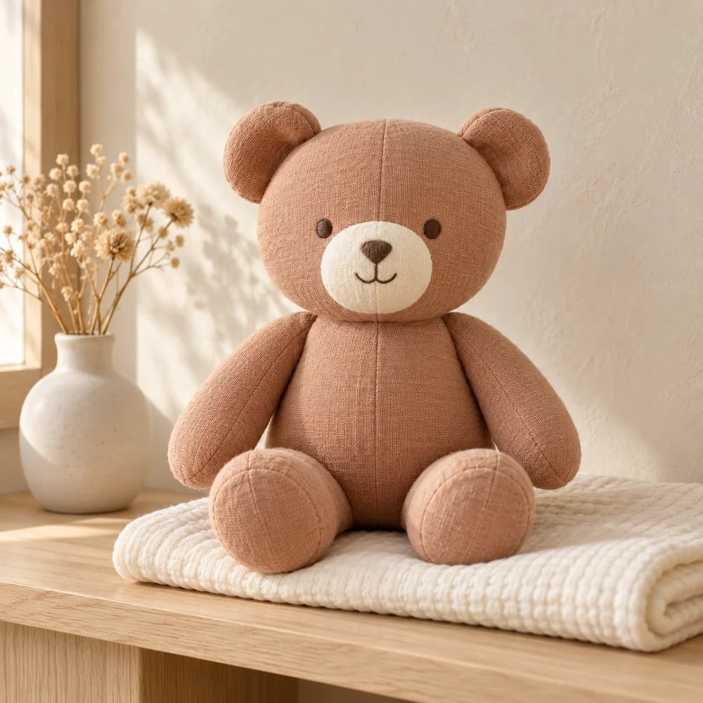 Teddy bear in clay