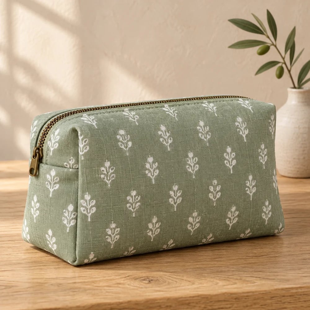Printed case in sage