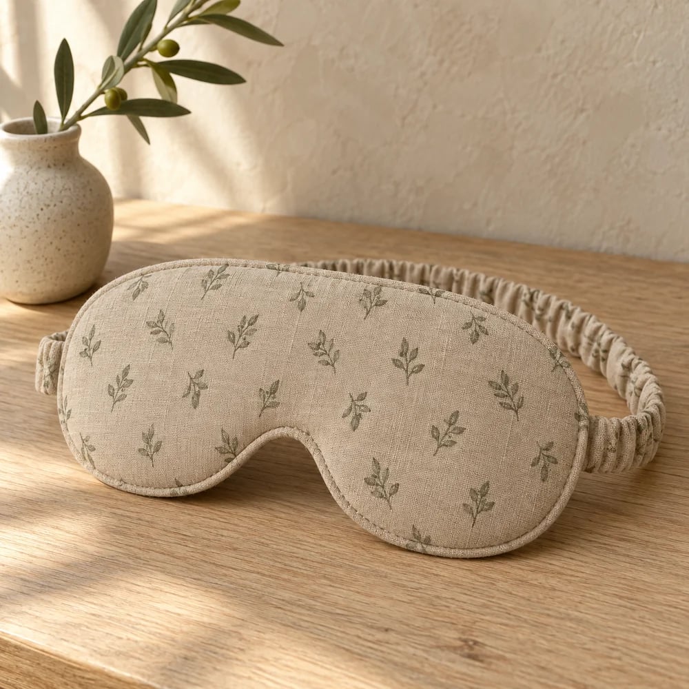 Printed mask in oatmeal
